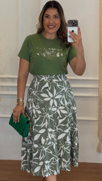 Conjunto Saia Glendha