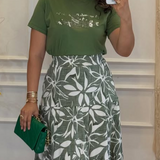 Conjunto Saia Glendha