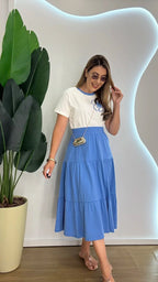 Conjunto Dona Azul Claro