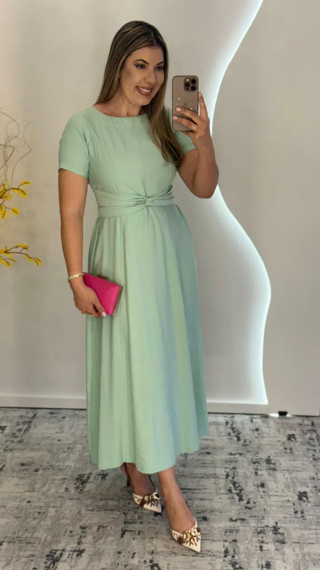 Vestido Elizabete Verde