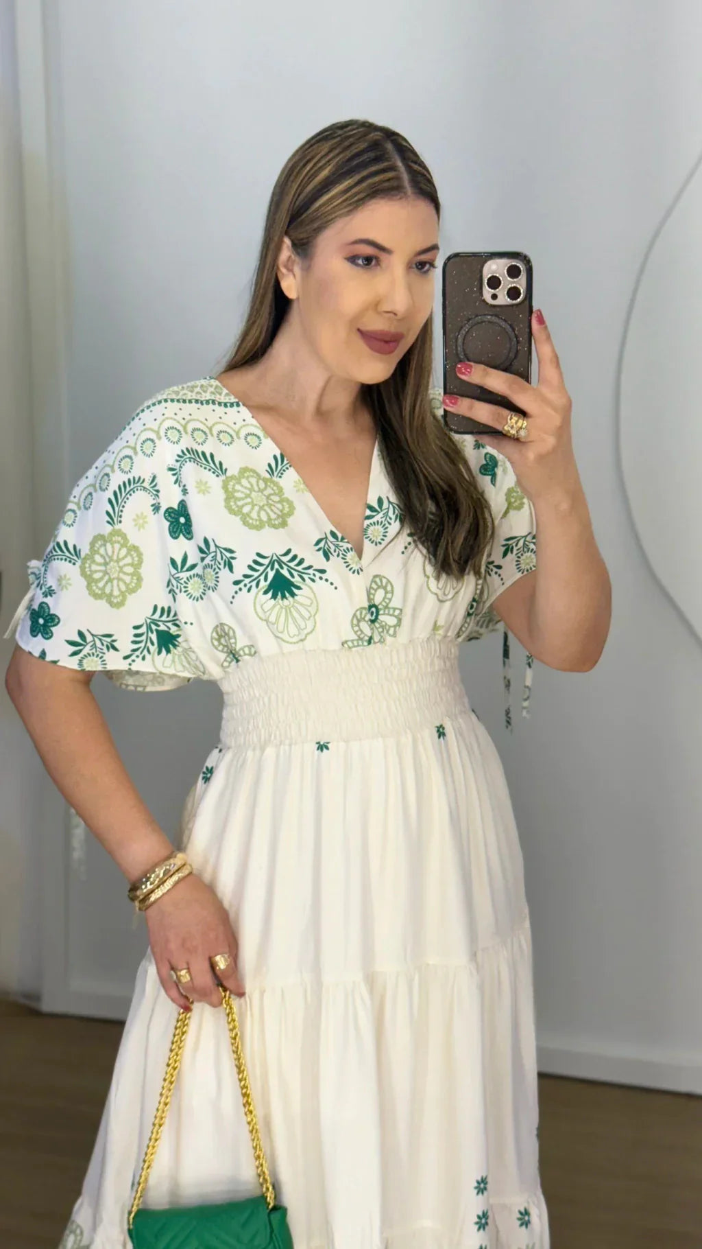 Vestido Gisely Verde